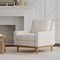Ivory & Grey Small Scale Animal Print Linen Blend Upholstery Fabric by The Yard - SKU: Carmela Ivory